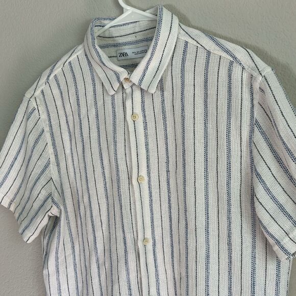 Zara Button down  shirt impeccable size L - Picture 2 of 7